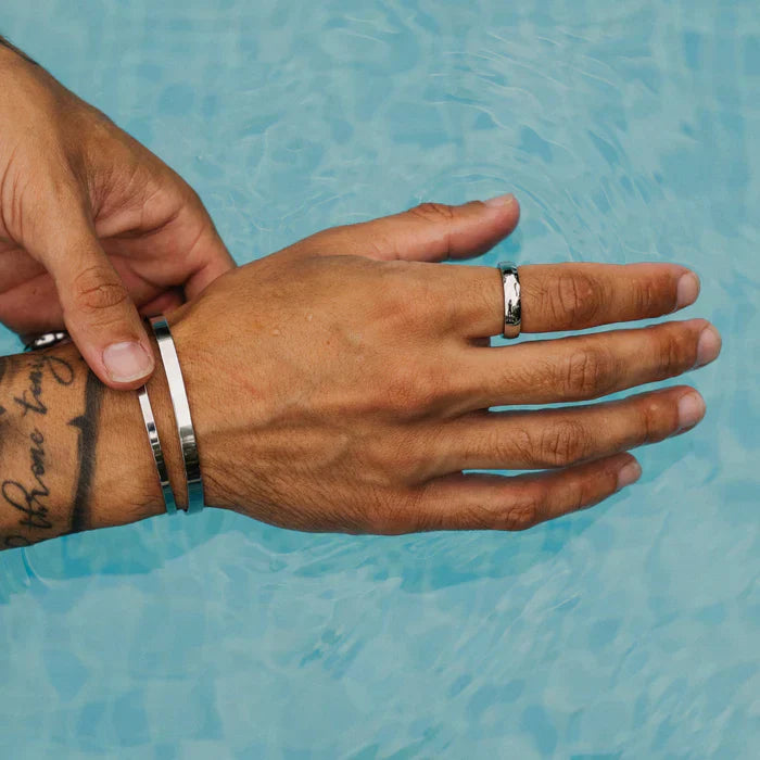Bracelete Cuff 5mm Prata