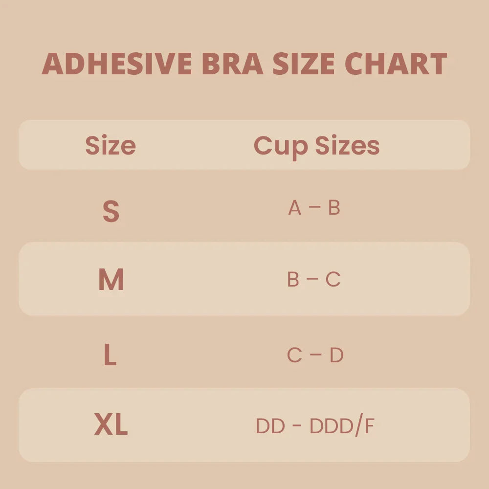 Adhesive Silicone Bra