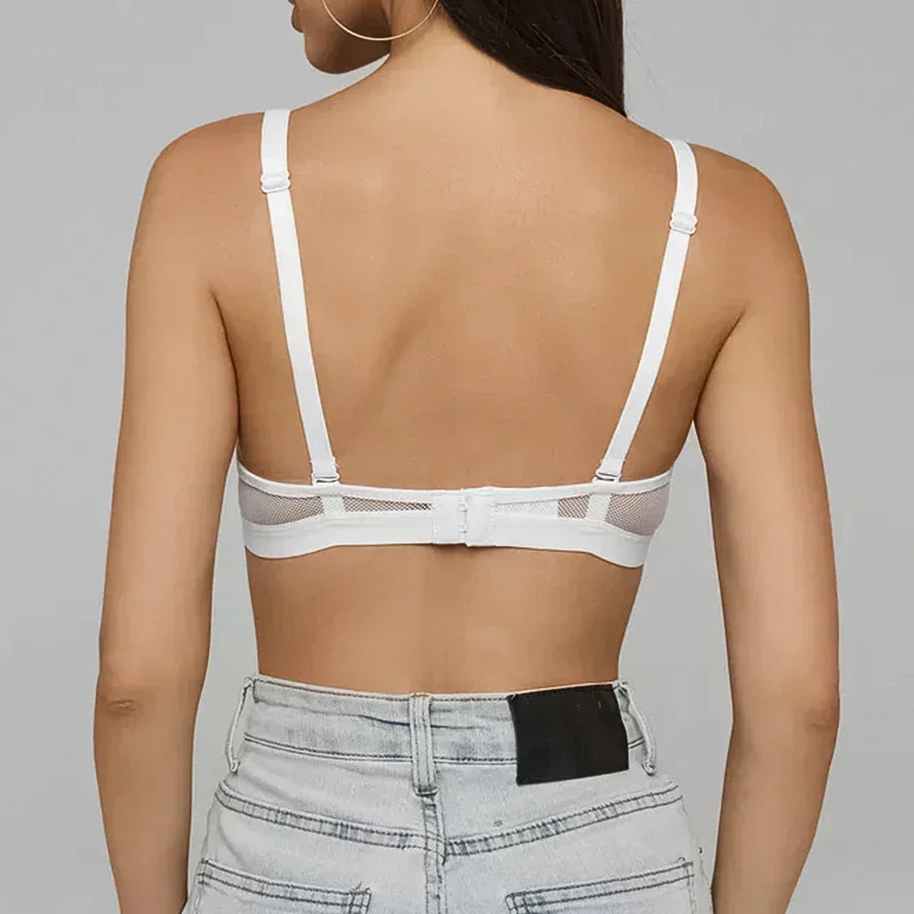 Brasier Realce con Detalle en Malla