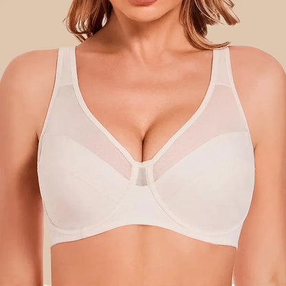 Unlined V-Neck Bra