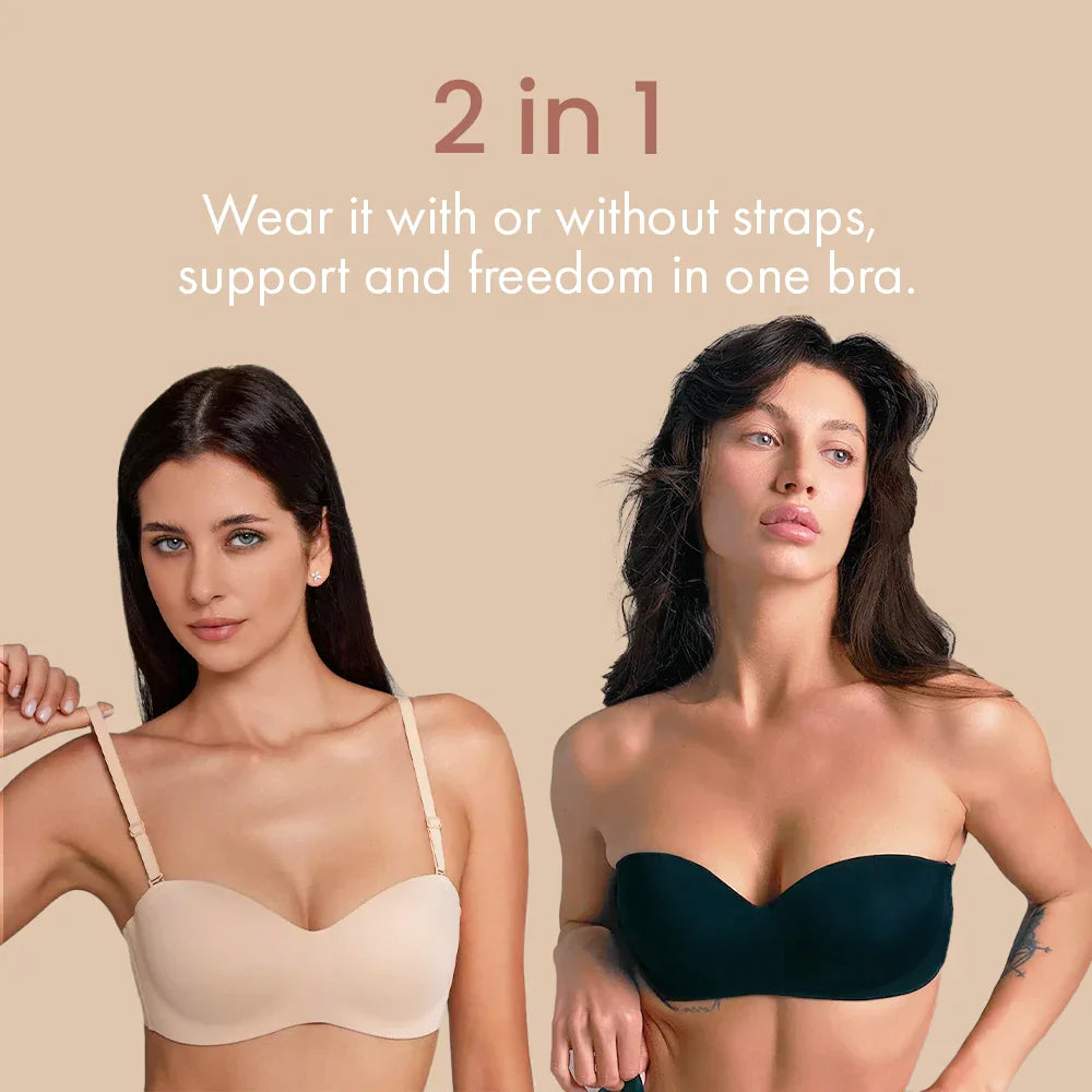 Bra with Removable Straps