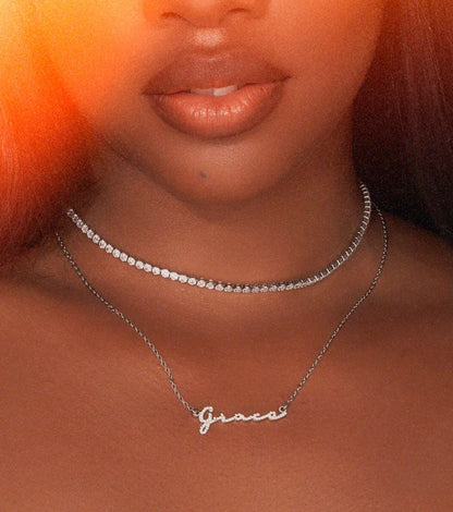Colar com Personalizado Crystal