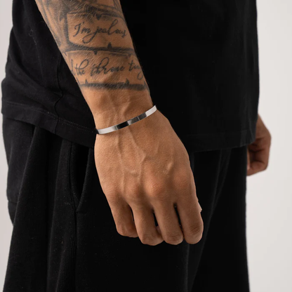 Bracelete Cuff 5mm Prata
