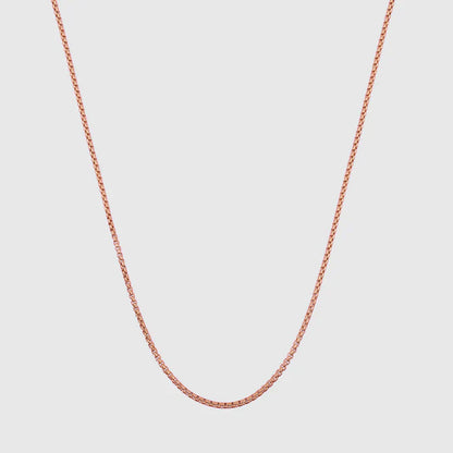 Corrente Caixa Arredondada 2.0mm (Rose Gold)